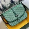 Лучший дизайнер роскошного дизайнера знаменитые женские сумки сумочки Goya Woody Messenger Bag Syster Sudbag Canvas Fashion Beach Sags Travel Оптовые кошельки для сквозного поперечного телека