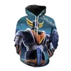 Женские толстовка аниме Goldorak Hoodie UFO Робот 3D Шатенца для печати Grendiz