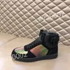 New Hot Luxury Runner Sneakers Designer Menns Sapatos casuais femininos em tênis de moda de moda macia RUUNING Classic Shoe RD0901