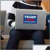 Banner vlaggen 11 ontwerpen 4x6inch Trump 2024 U.S. Algemene verkiezingsauto bumperstickers Huisraam Laptop Neem Amerika terug sticker sti dhzpn