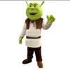 2018 fábrica shrek mascote figurino adulto para o Halloween 207s