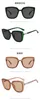 Lmamba Fashion Brand Designer Cat Eye Sunglasses Women Vintage Retro Mirror Sun Glasses Большой рамки Оптовые солнцезащитные очки