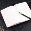Business Office Notebook Soft Leather A5 Notepad Meeting and Manual Ledger Set kan skriva ut logotyp