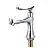 Robinets de lavabo de salle de bain robinets froids simples 1PC Stream aéré Céramique Touple électroplate pour le contrôle de la température de débit Accueil