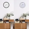 Wall Clocks Outdoor Clock Decorative Round With Large Retro Silent Weatherproof For Patio Pool Lanai