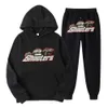 Hoodie Trapstar Full Trainingsanzug Regenbogentuch Dekodieren von Kapuzenportesportler Männern und Frauen Anzug Reißverschluss Hosen Advanced Design 665ES