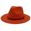 Berets Vintage Belt Men Hat الخريف في الهواء الطلق شعر القبعات الشتاء Trilby للنساء الكلاسيكية الكلاسيكية فيدورا البريطانية الحافة القمة