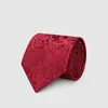 Bow Ties Regular 8cm Wide Hand Tie Red Rattan Shaped Small Flower Men's Wedding High-end kostymtillbehör