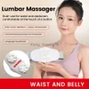 Electric Pulse Waist Massage Machine Muscle Stimulator Relaxation Vibration Back Lumbar Massager Heating Therapy Relieve Pain HKD230812