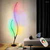 Пофы Морзы современные ветви RGB угловые светильники для живой спальни внутреннего домашнего декора светодиод