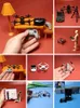 Puppen DJI FPV Mini Traversal Machine Miniatur UAV Drohnenanzug Modell Handschmuck 16 Soldat Man BJD Dollhouse Toy 230811