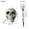 Other Event Party Supplies Lofytain Halloween Decoration Realistic Looking Skeleton Stakes with Skeleton Bone Head Arms Stakes for Halloween Garden Decor 230811