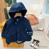 Jackets Boys Fashion Casual Hoodies Jackets Zipper Coats Kids Spring herfst overjassen Kinderkleding Outfits R230812