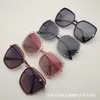 Online celebrity women's 2023 new fashionable high-end glasses polarized sunglasses small mixed batch