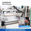 ZONESUN Automatic Pillow Packaging Machine Horizontal Flow Wrapper Pouch Packing Food Vegetables Fruits ZS-ZB600X