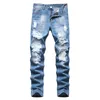 Mens Jeans Autumn Fashion Retro Hole Men Pants Cotton Denim Trouser Man Plus Size High Quality Drop 230811