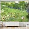 Arazzi scenari pastorali van gogh pittura muro di arazzi sospeso semplice arte estetica soggiorno decorazione casa arazzo r230812