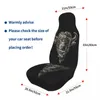 Auto -stoelbedekkingen Bison Head 6000px Cover Custom Printing Universal Front Protector Accessories Cushion Set