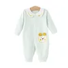 Rompers Spring Baby Baber Cute Rabbit Crawlers For Kids Cotton Born Boy Boys Clothes Baby Girls Sautpuise Roupas de Bebe 230812