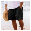 Shorts maschile estate per uffici per uffici sport gunning fitness beach beach elastico pantaloni in pajama cotone in cotone