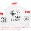 Familjsmatchande kläder mamma barn och baby matchande skjortor gjorde blev sanna familj matchande kläder mödrar dag gåva baby bodysuit