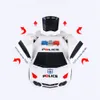 Diecast Model Kids LED Auto elettrica giocattolo per auto da 360 gradi Rotary Lighting Music Portini Open Kids Gattoli per auto elettronici per bambini 230811