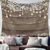 Tapestries Brown Plank Tapestry Wall Hanging Home Decor Tapestries Wall Cloth Bedroom Wall Decoration R230812