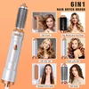 Hair Dryers 6in1 Hairstyle Tool Kit Dryer and Straightening Brush Curler Negative Ion Blow Salon Tools 230812