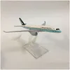 Dascast Model Cars 16 cm Flugzeug Flugzeug Cathay Pacific A350 Flugzeuge Flugzeug 1400 Metall Airbus Flugzeuge Spielzeug LJ200930 Tropfen Dhymi