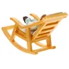 Doll House Accessories Miniature House Chair Rocking-chair Furniture Decor Dolls Ornaments Adorns 230812