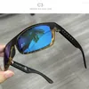 Sonnenbrille Marke 2023 Men Square Trend Polarisierte Fahrradfahrradfischerei Brillen Reisen Jogging Sport UV400 Farbtöne