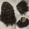 Cosplay S Bob Lace Black Curly for Women Water Wave Heuvrages humains 100 Natural Short Frontal T Part 230811