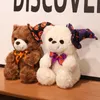 Heiße Erkenntnis Halloween Bären Plüsch Puppenspielzeug Teddy Bären Puppenumarmung Bären Plüschspielzeug lustige Dekorationskissen Großhandel Großhandel