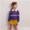 Röcke Mischa und Puff Design 40% Merino Wolle Kid Girl Strickrock für Herbst Winter Baby Mode Kleidung Marke 210619 Drop Deli DHG5T