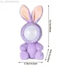 Sevimli Bear Bunny Dolgulu Led Gece Lambası Peluş Bebek Oyuncak Uyku Gece Işığı Şarj Edilebilir Başucu Oda Dekor Çocuk Noel Hediyeleri HKD230812