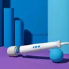 Authentieke wonderwandmassager plus vibratorvariabele snelheid met flexibele nek zachte siliconen kopspier ontspannen trillingen HKD230812