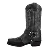 Boots Mens CrossCountry вышивка толстая каблука в середине европейского и американского стиля Western Cowboy 230811