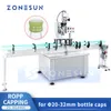 Zonesun Automatische ropping Capping Machine Pilfter Proof Vodka Wine Bottle Olijfolie Pakapparatuur ZS-XG440C