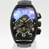 Orologi da polso fmuller marchio di moda orologio da uomo tourbillon orologi automatici per uomo fm waterproof-vento meccanico orologio da polso franco-muul