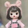 Куклы Sison Benne 112 Bjd Doll Toy Mini Mini Mite Girl Full Set, включая одежду для платья, законченная 230811