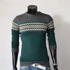 メンズセーター秋のファッションブランドカジュアルセーターOneckスリムフィットニットストライププルオーバー男性プルオーバーXXL 230811