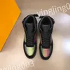 2023 Top Top Top Luxurys Designer Flat Sneaker Trainer أحذية عارضة أحذية قماش بيضاء منصة أزياء منصة رجال للسيدات منخفضة أحذية رياضية 35-44 RD0901