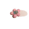 Hårklämmor Barrettes Designer Tender Pink Love Crystal Pearl Duckbill Clip, Fashionable Bangs Front Hair Side Clip Flof