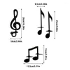 Bandlers Music Note décor mural 4 pcs fer pour le salon the the light rack symbole symbe home office