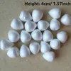 Decorative Flowers White Water Drop Modeling Foam Rose Bud For DIY Nylon Stocking Flower Making Accessories Polystyrene Styrofoam