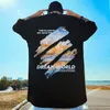 T-shirts masculins Dream World Graphic imprimé T-shirt Men Streetwear Streetwear à manches courtes Rétro T-shirt décontracté Coton Oversize Y2K TEE TEE 230812