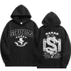 Stray Kids 5 stelle Hoodies Y2K Fashion Dragon Graphic Hoodie Women Men Autunno inverno Streetwear Streetwear Hip Hop Abiti HKD230725