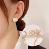 Orecchini per borchie 5pcs/set Fashion Silver Color Butterfly Earrings for Women Heart Rromantic Eardrop Trendy 2023 Regali di gioielli di tendenza