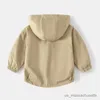 Giackets Boys Fashion Hoodies casual Jackets Baby Kids Spring Autumn Coats Overboats Outso di vestiti per bambini R230812