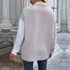 قميص Cardigan الخريف قميص طويل الأكمام بلوزة ألوان غير رسمية للنساء